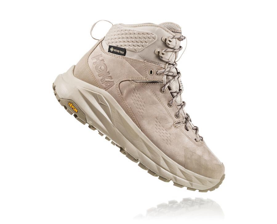 Hoka One One Mens Hiking Boots - Kaha GORE-TEX - Brown - JVPA60795